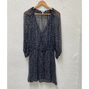 Joie Sheer Faux Wrap Dress / Tunic